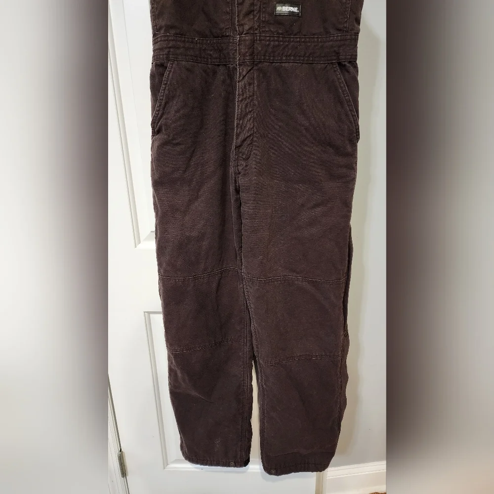 Berne Insulated Brown Overalls women’s Medium - Picture 6 of 16